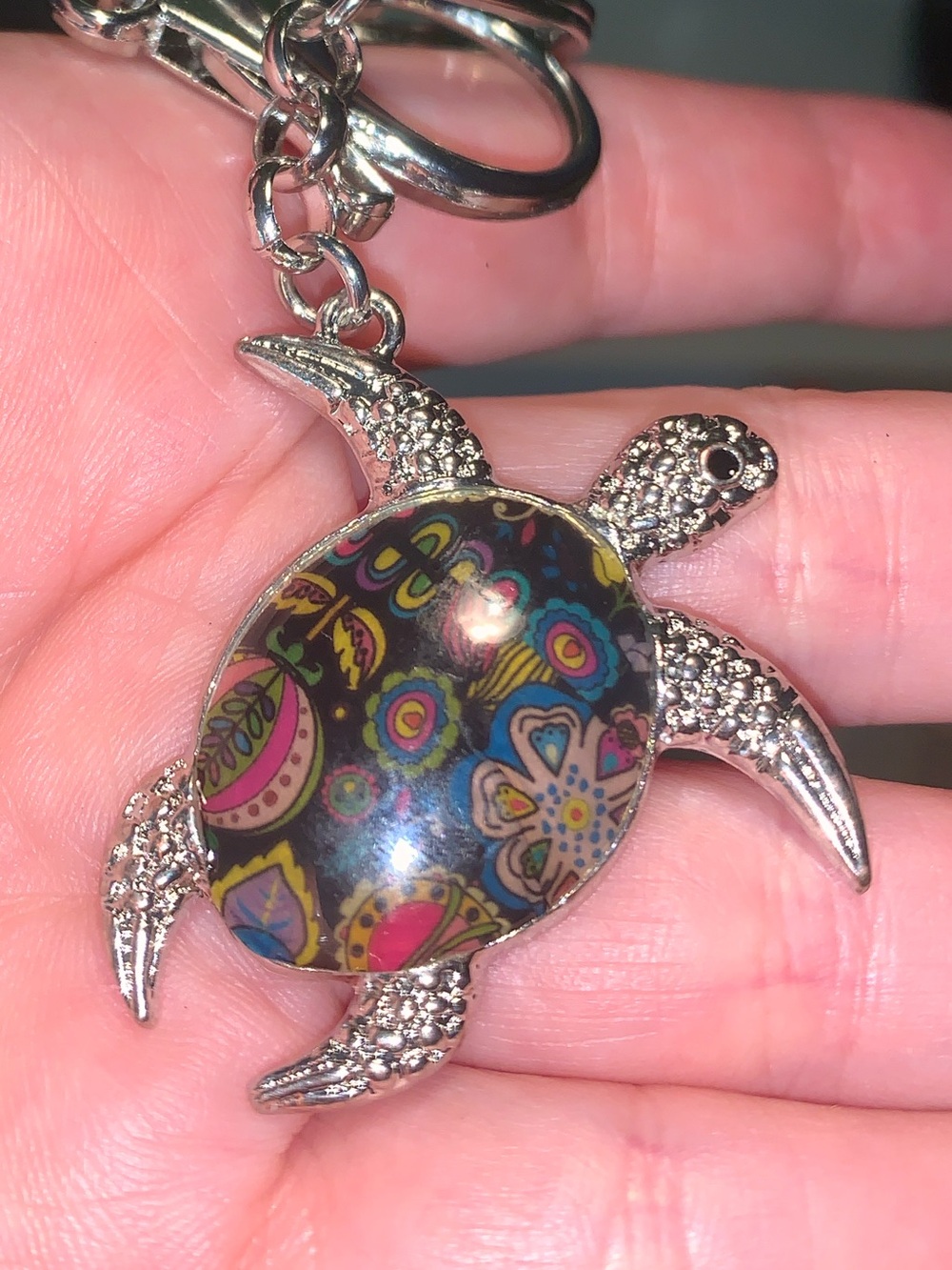 Turtle purse/bag charm Keychain